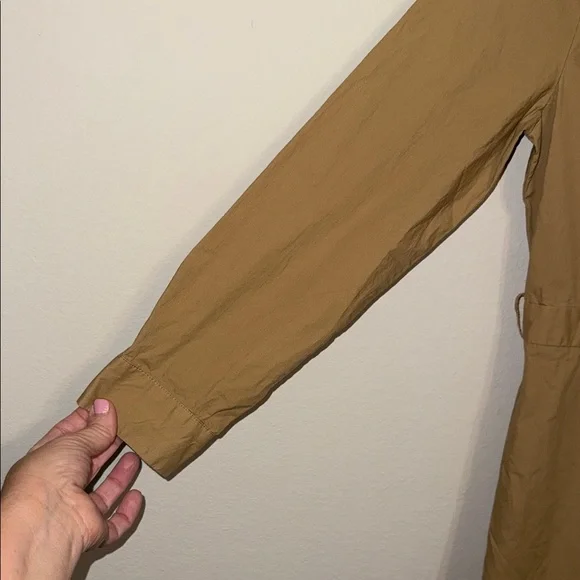 J. Crew Honey Brown Shirt Dress - size 0. F - Picture 5 of 7